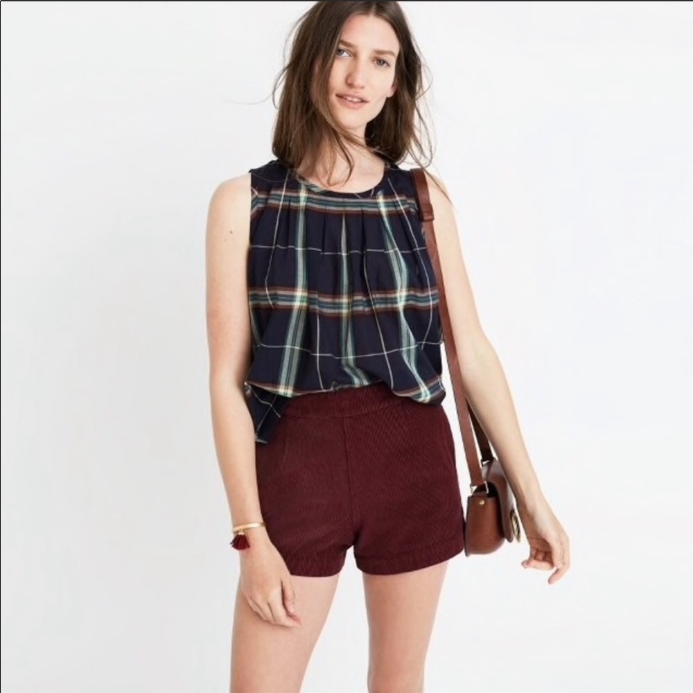 Madewell Williams Corduroy High-waist Shorts
